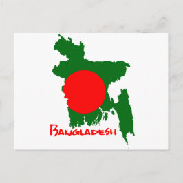 Bangladesh Map / Bangladesch Karte Briefkaart