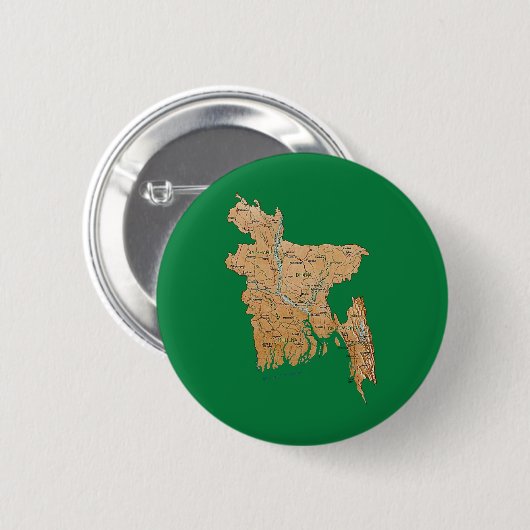 Bangladesh Map Button (Voorkant /achterkant)