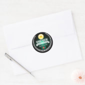 Bangladesh Ronde Sticker (Envelop)