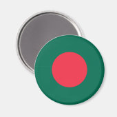 Bangladesh rondelland vlag symbool leger milita magneet (Voorkant / Achterkant)