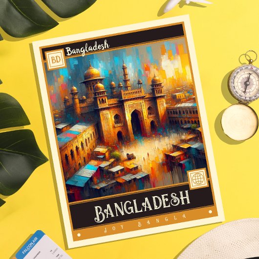 Bangladesh | schilderij briefkaart