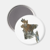 Bangladesh-Tiger Magnet Magneet (Voorkant / Achterkant)