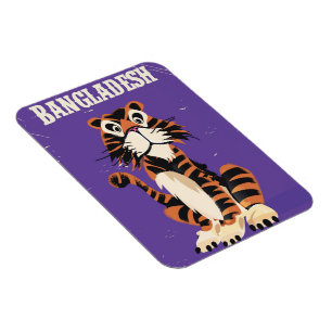 Bangladesh Vintage poster cartoon Magneet