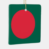 Bangladesh-vlag Keramisch Ornament (Rechts)