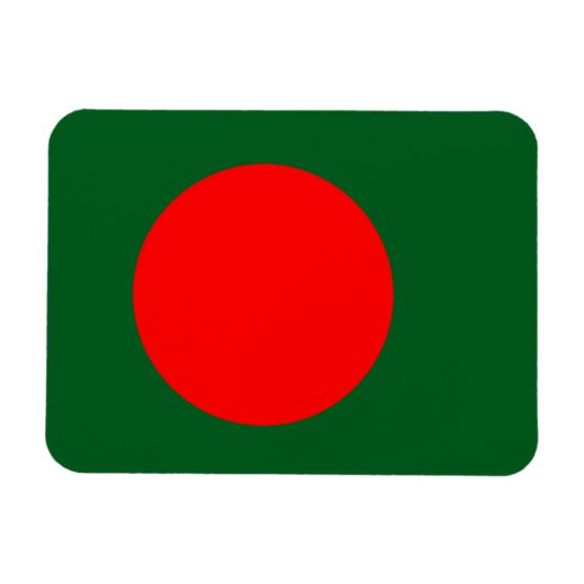 Bangladesh-vlag Magneet (Horizontaal)