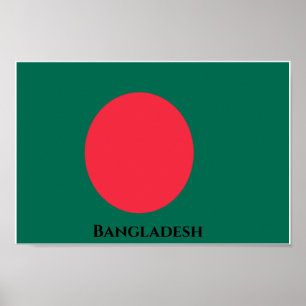 Bangladesh-vlag Poster