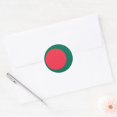 Bangladesh-vlag Ronde Sticker (Envelop)