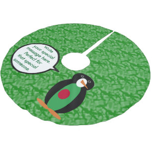 Bangladeshese Vlag Feestdag Mevr. Pinguïn Praten Kerstboom Rok