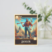 Bangor, Maine |  Briefkaart (Staand voorkant)