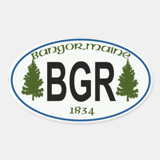 Bangor Maine City label (Voorkant)