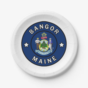 Bangor Maine Papieren Bordje