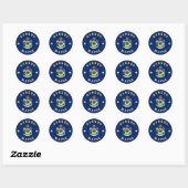 Bangor Maine Ronde Sticker (Vel)