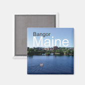 Bangor Maine Travel Souvenir Frigo Magnet (Recto/Verso)