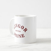 Bangor, Mug de café du Maine (Devant gauche)