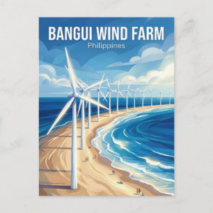 Bangui Windmolens Filipijnen Briefkaart