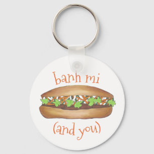 Banh Mi (Tussen mij en jullie Vietnamese Sandwich) Sleutelhanger