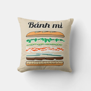 Banh Mi Vietnamese baguette van het Kussen