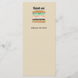 Banh Mi Vietwich, Frans brood Menu