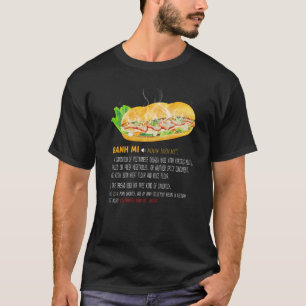 Banh Mi Woordenboek Definitie Vietnamese Varkensv T-shirt
