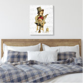 Banjo Beer Canvas Afdruk (Insitu (Slaapkamer))