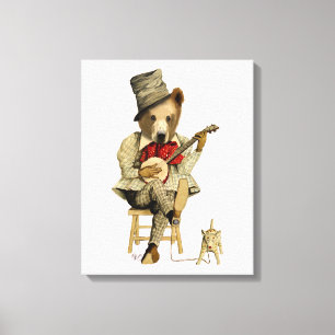 Banjo Beer Canvas Afdruk
