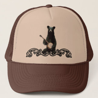 Banjo Beer Trucker Hat Pet
