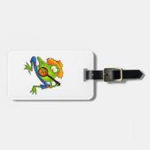 Banjo Bluegrass Frog Bagagelabel (Voorkant horizontaal)