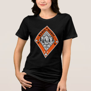 Banjo Bluegrass Muziek Tri-Blend Shirt