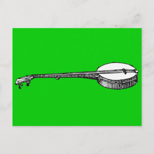 Banjo Briefkaart