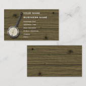 Banjo - carte d'industrie musicale (Devant / Derrière)