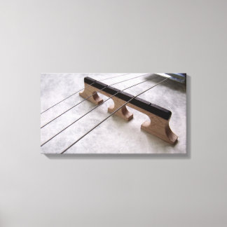 Banjo Close-up Foto Canvas Afdruk