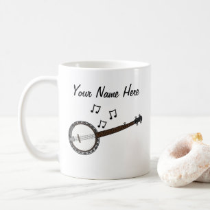 Banjo Custom Mug Banjoist Folician Cadeau