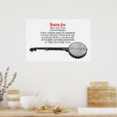 Banjo Definition Poster (Keuken)