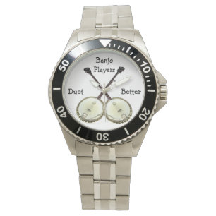 Banjo Duet Roestvrij horloge