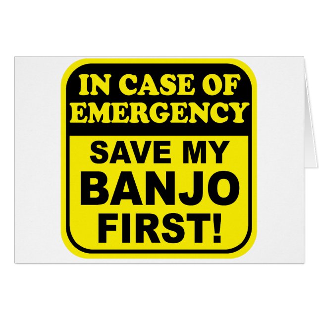 Banjo Emergency (Voorkant Horizontaal)