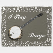 BANJO FLEECE DEKEN (Voorkant (Horizontaal))