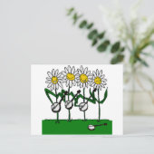 Banjo Flowers Briefkaart (Staand voorkant)