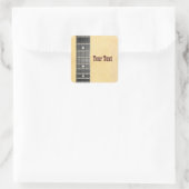 Banjo Fretboard Naam Cadeau Label Bookplate (Tas)