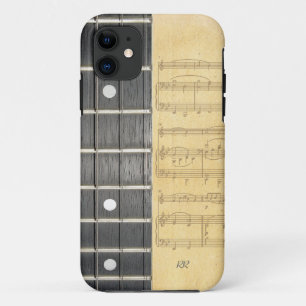 Banjo Fretboard Sheet Music iPhone 5 Hoesje
