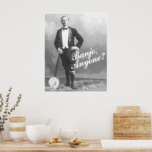 Banjo Iemand? Poster (Keuken)