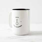 Banjo is mijn supermacht tweekleurige koffiemok (Voorkant links)