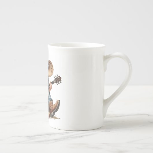 Banjo Jouer Cowboy Gnome Mug (Droite)