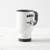 Banjo Jouer fille Voyage Mug (Devant droit)
