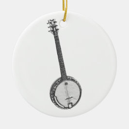 Banjo Keramisch Ornament
