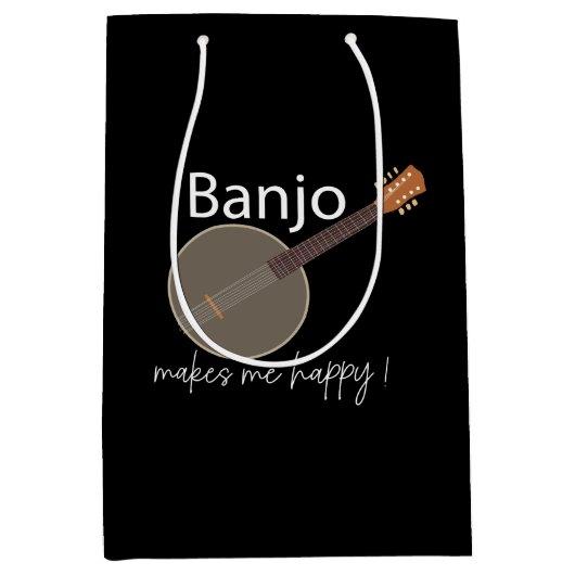 Banjo maakt me gelukkig medium cadeauzakje (Voorkant)