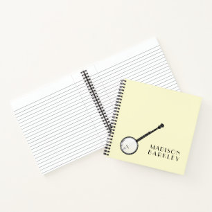 Banjo Musician Music Teacher Notitieboek