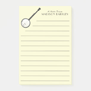 Banjo Musician Music Teacher Post-it® Notes