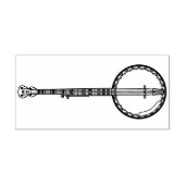 Banjo Musician Music Teacher Rubberstempel (Afrduk)