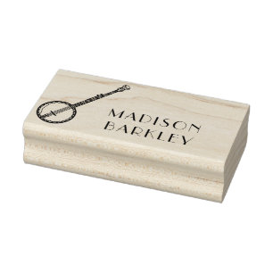 Banjo Musician Music Teacher Rubberstempel