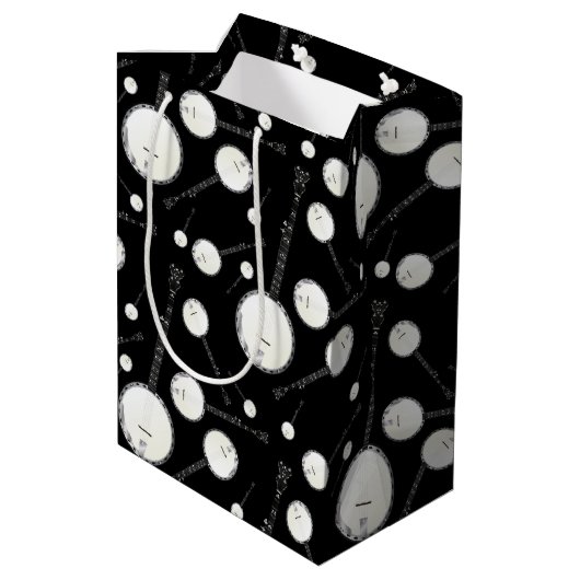 Banjo Musician Muziek Medium Cadeauzakje (Achterkant Gekanteld)